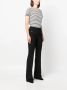 Dorothee Schumacher mid-rise slim-fit flared trousers Zwart - Thumbnail 3