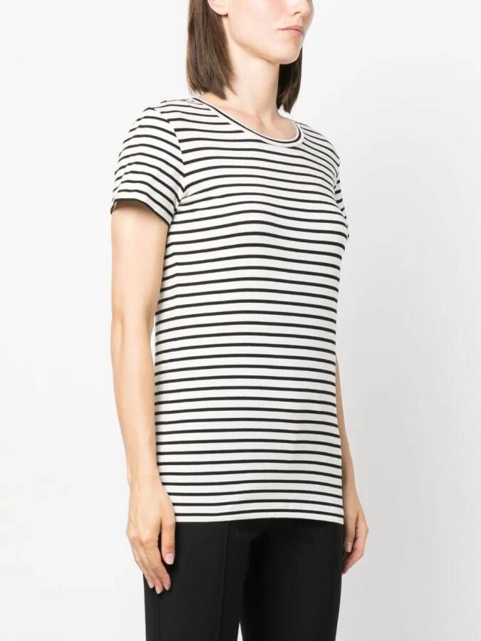 Dorothee Schumacher round-neck striped T-shirt Zwart