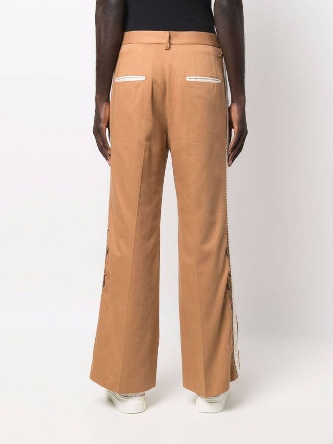 Doublet Flared broek Bruin