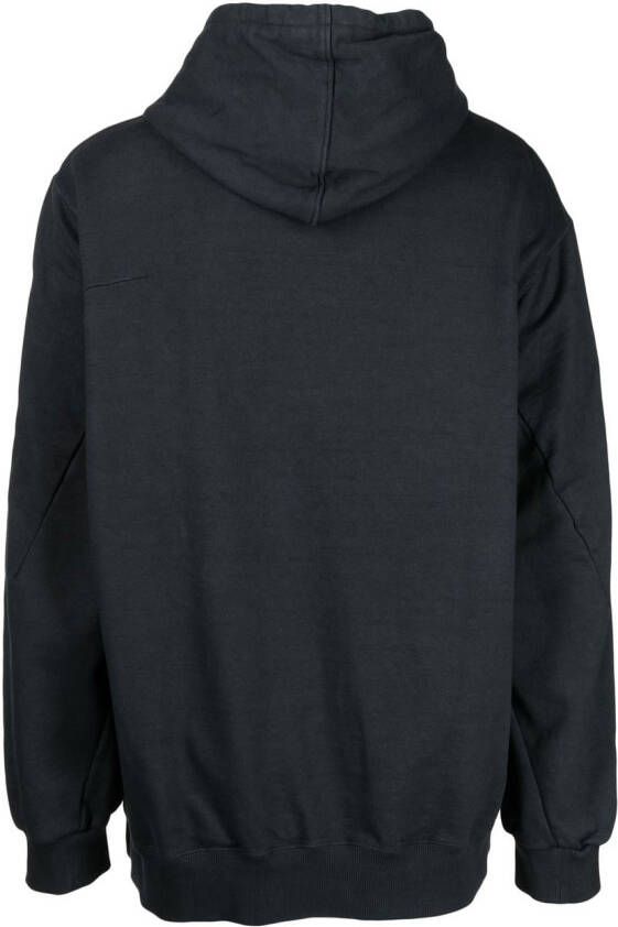Doublet Hoodie met logopatch Grijs