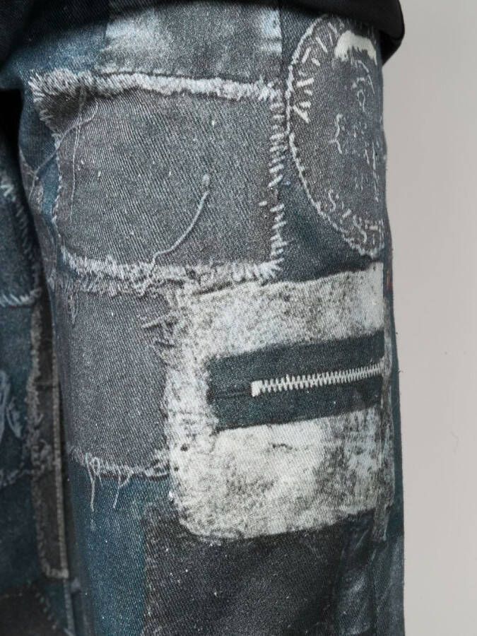 Doublet Jeans met patch Blauw