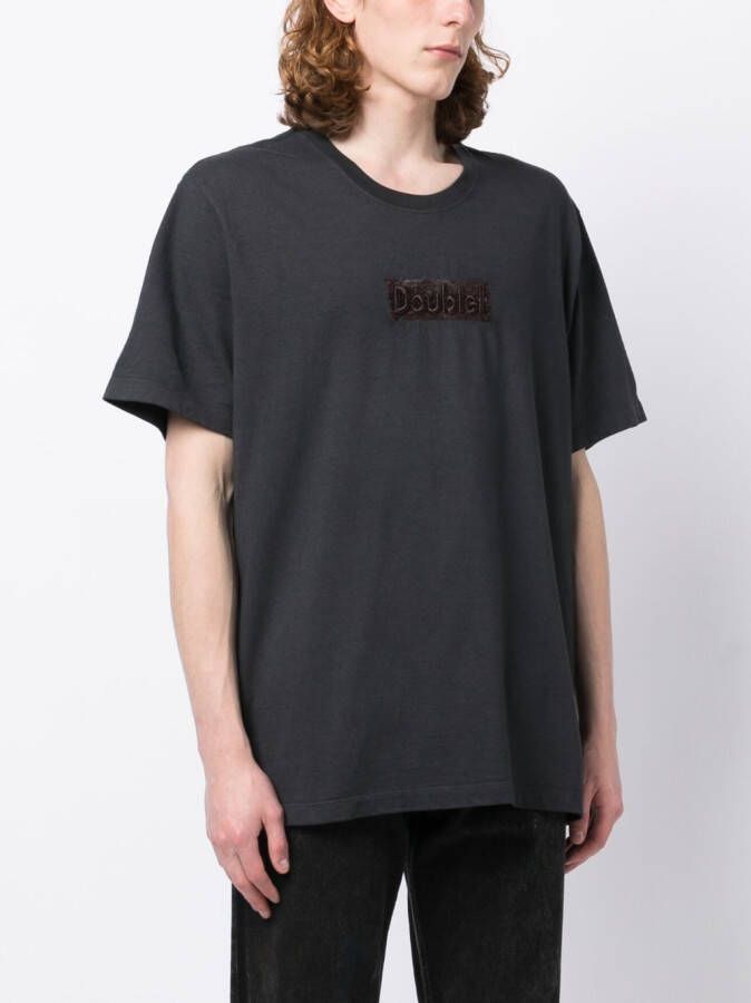 Doublet T-shirt met logopatch Grijs