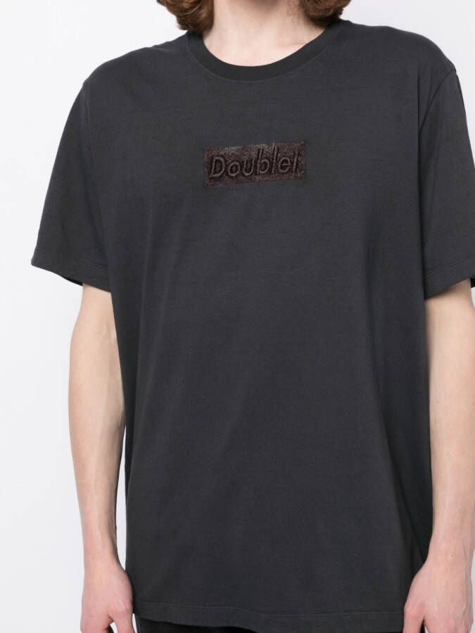 Doublet T-shirt met logopatch Grijs
