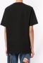 Doublet T-shirt met borduurwerk Zwart - Thumbnail 4