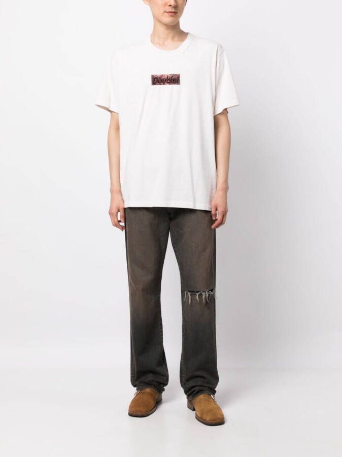 Doublet T-shirt met logopatch Beige