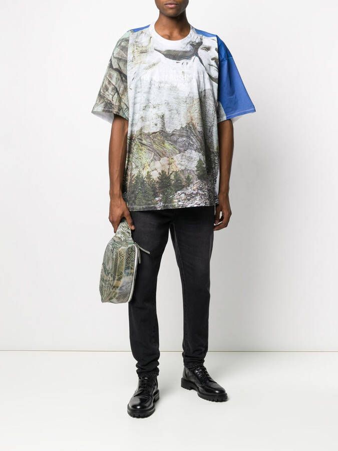 Doublet T-shirt met print Grijs