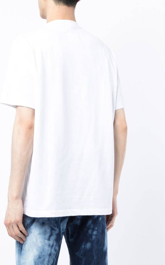 Doublet T-shirt met print Wit