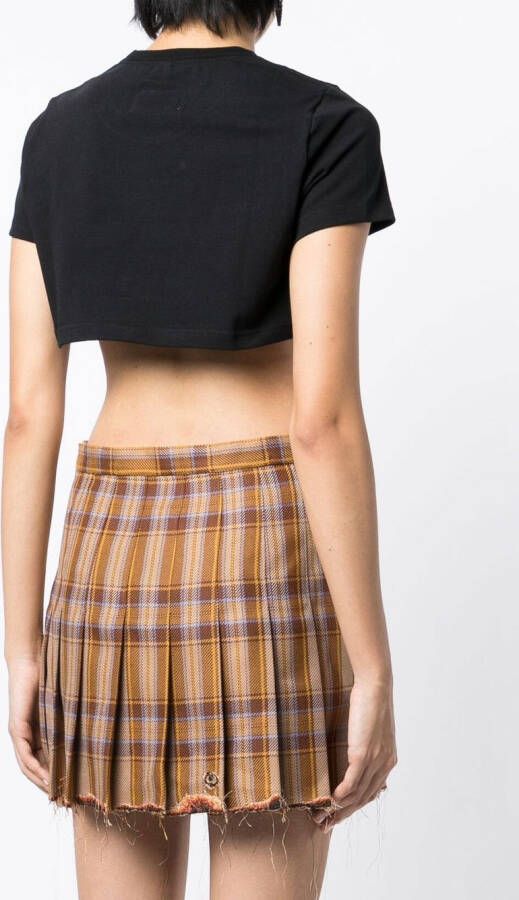 Doublet T-shirt met tekst Zwart