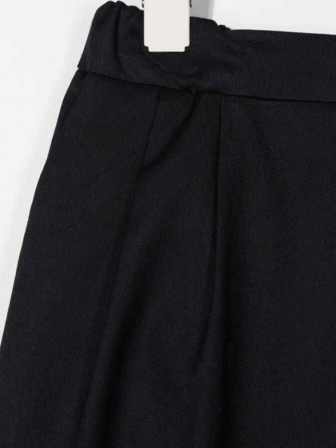 Douuod Kids Broek met geplooid detail Blauw