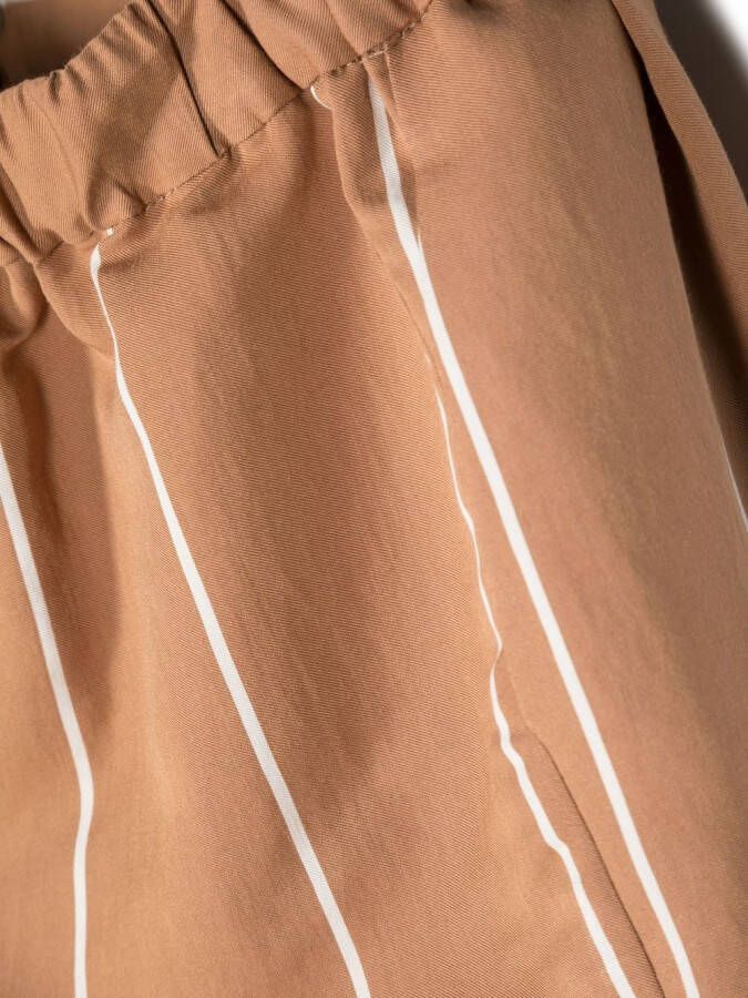 Douuod Kids Broek met toelopende pijpen Bruin