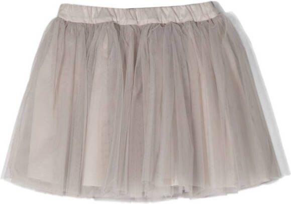Douuod Kids Gelaagde mini-rok Grijs