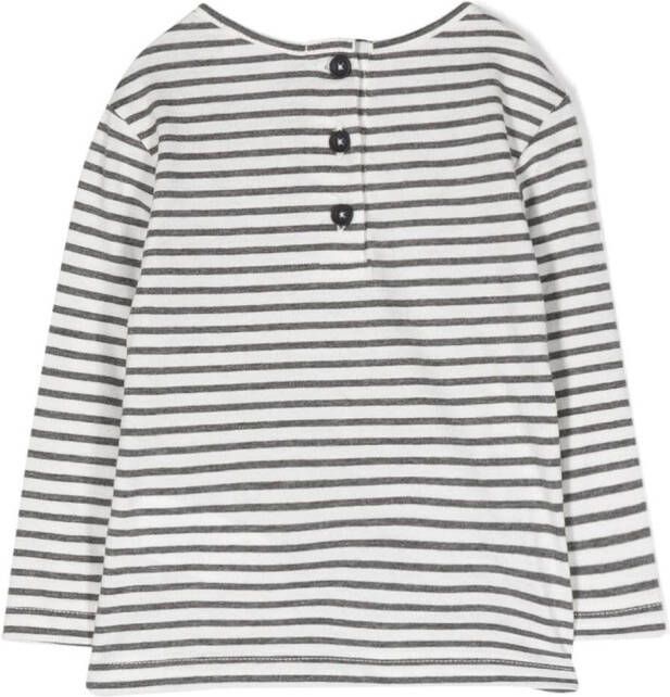 Douuod Kids Gestreept T-shirt Wit