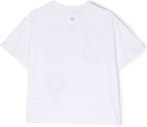 Douuod Kids T-shirt met print Wit