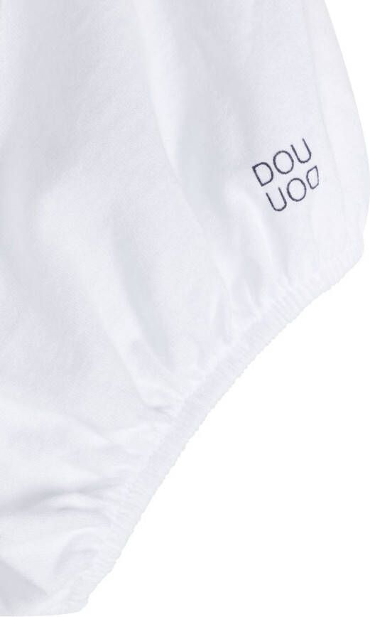 Douuod Kids Off-shoulder blouse Wit