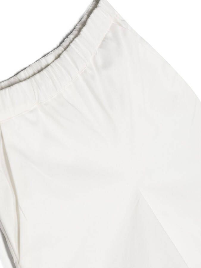 Douuod Kids Shorts met elastische taille Wit