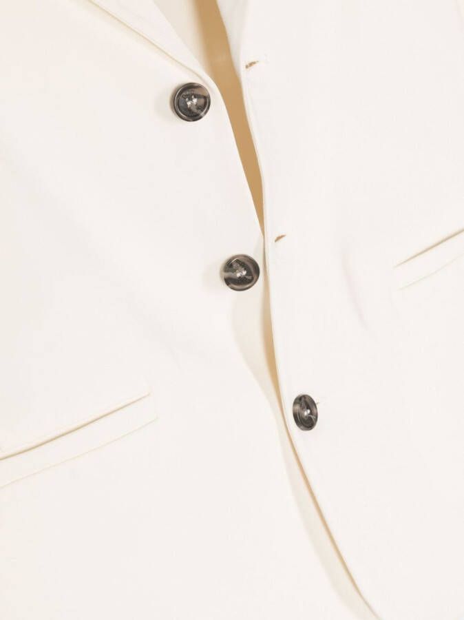 Douuod Kids Blazer met enkele rij knopen Beige
