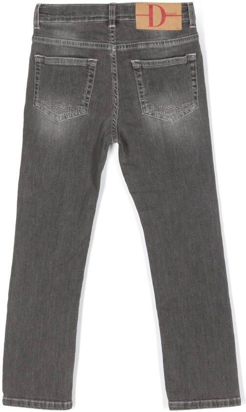 Douuod Kids Straight jeans Grijs