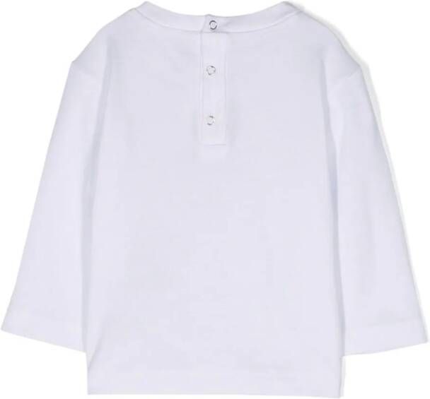 Douuod Kids T-shirt met logoprint Wit