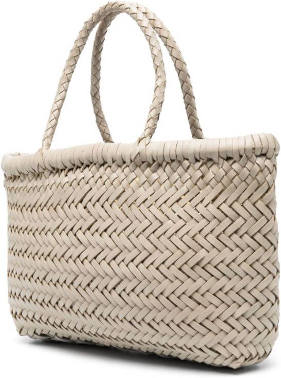 DRAGON DIFFUSION Flat Gora kleine shopper Beige