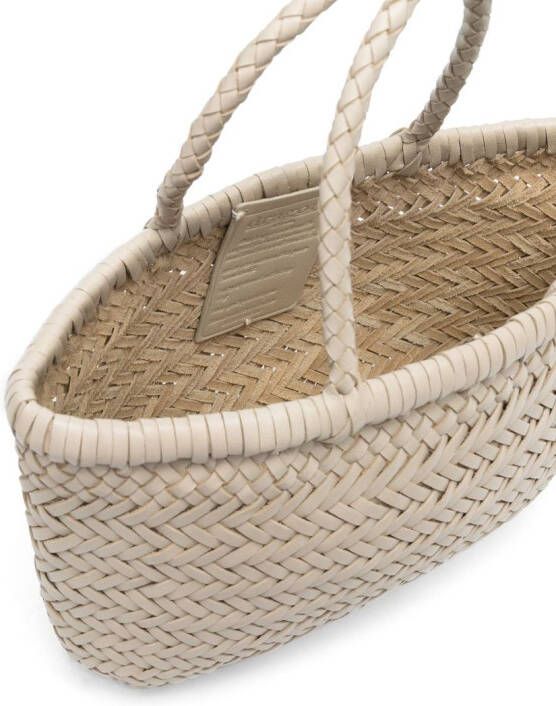 DRAGON DIFFUSION Flat Gora kleine shopper Beige