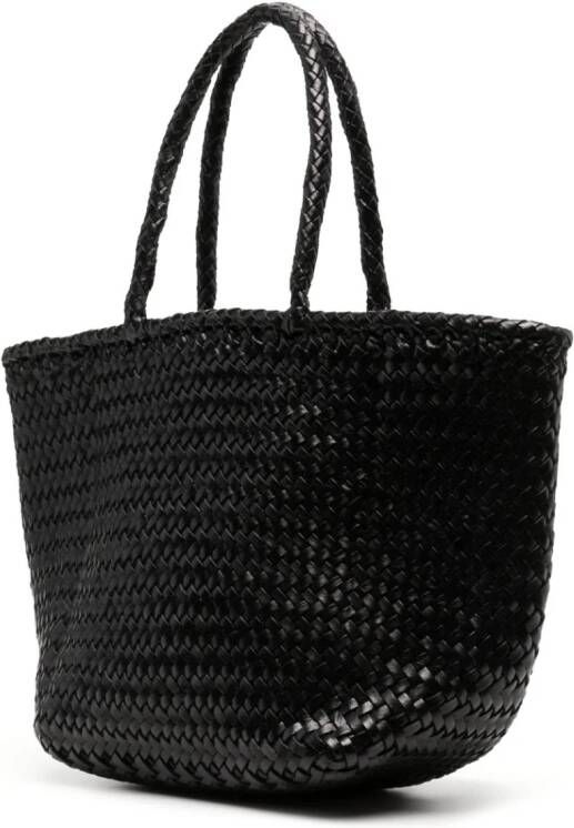 DRAGON DIFFUSION Mand leren shopper Zwart