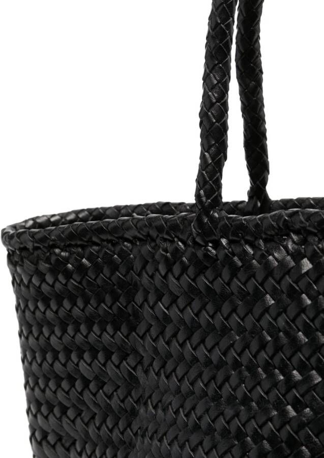DRAGON DIFFUSION Mand leren shopper Zwart