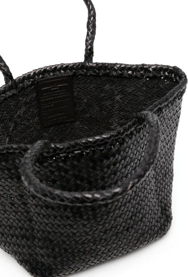 DRAGON DIFFUSION Mand leren shopper Zwart