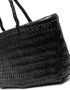 DRAGON DIFFUSION Flat Gora kleine shopper Zwart - Thumbnail 4