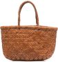 DRAGON DIFFUSION Flat Gora kleine shopper Bruin - Thumbnail 2