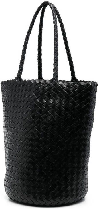 DRAGON DIFFUSION Jacky geweven shopper Zwart