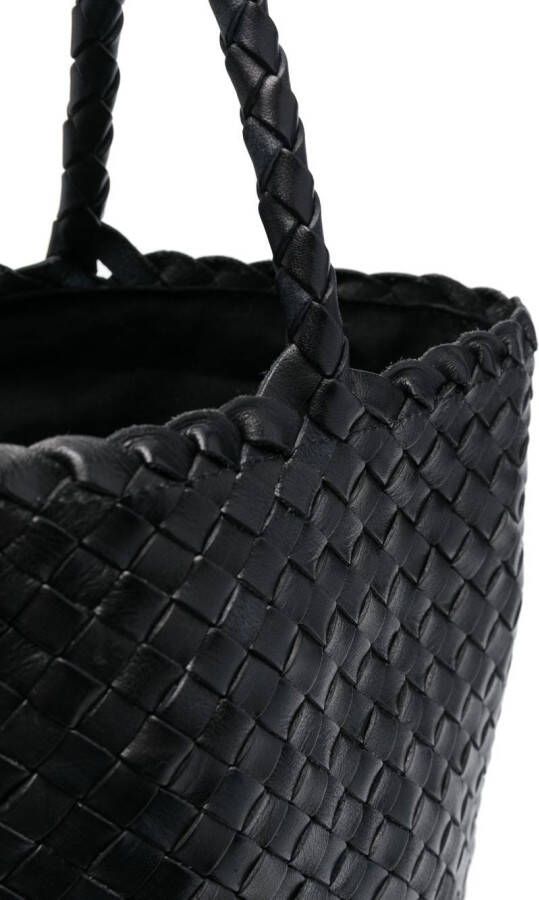 DRAGON DIFFUSION Jacky geweven shopper Zwart