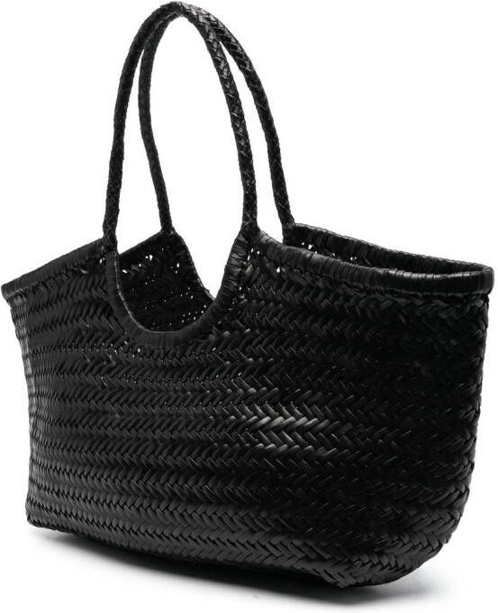 DRAGON DIFFUSION Nantucket leren shopper Zwart