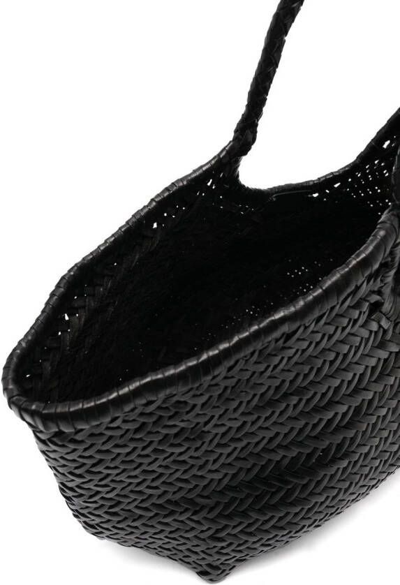 DRAGON DIFFUSION Nantucket leren shopper Zwart