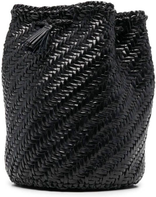 DRAGON DIFFUSION Pompom bucket-tas Zwart