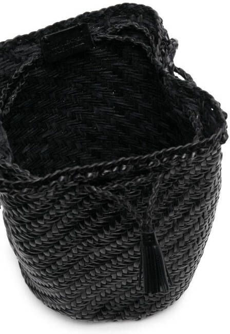 DRAGON DIFFUSION Pompom bucket-tas Zwart