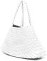 DRAGON DIFFUSION Santa Croce leren shopper Wit - Thumbnail 3