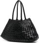 DRAGON DIFFUSION Santa Croce leren shopper Zwart - Thumbnail 3