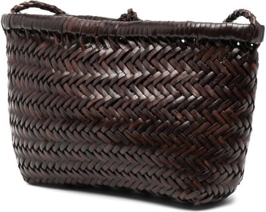 DRAGON DIFFUSION Grace leren tas Bruin