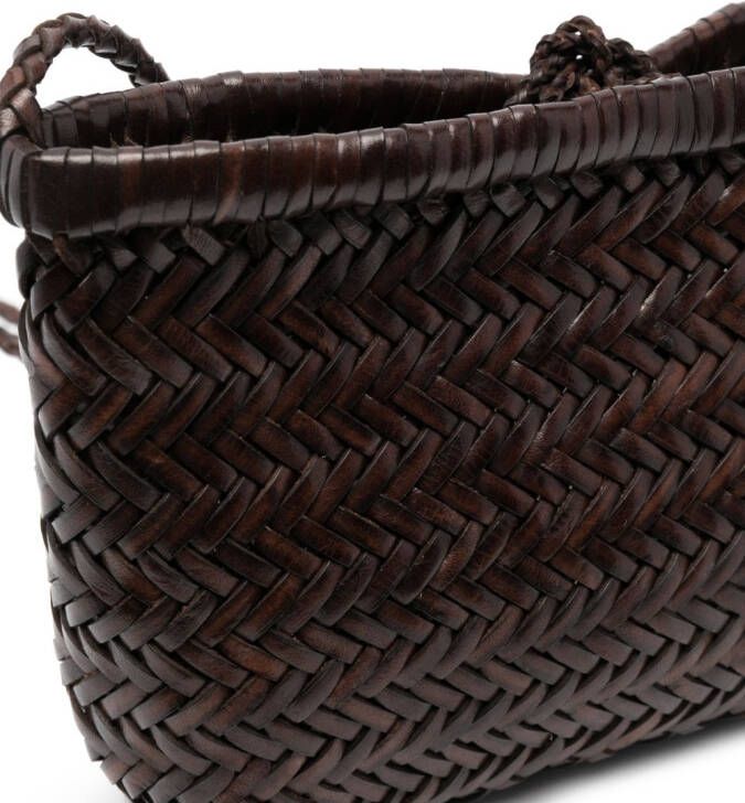 DRAGON DIFFUSION Grace leren tas Bruin