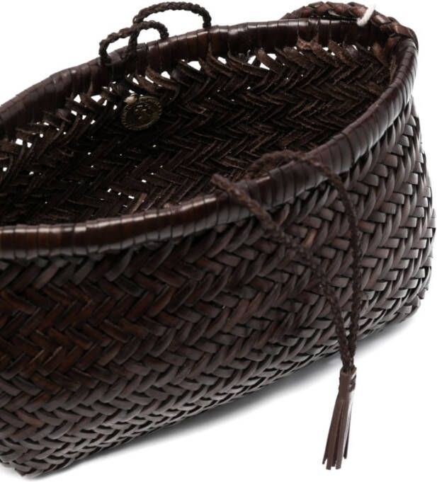 DRAGON DIFFUSION Grace leren tas Bruin