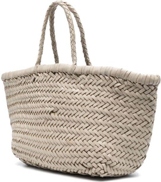 DRAGON DIFFUSION Triple Jump geweven shopper Beige