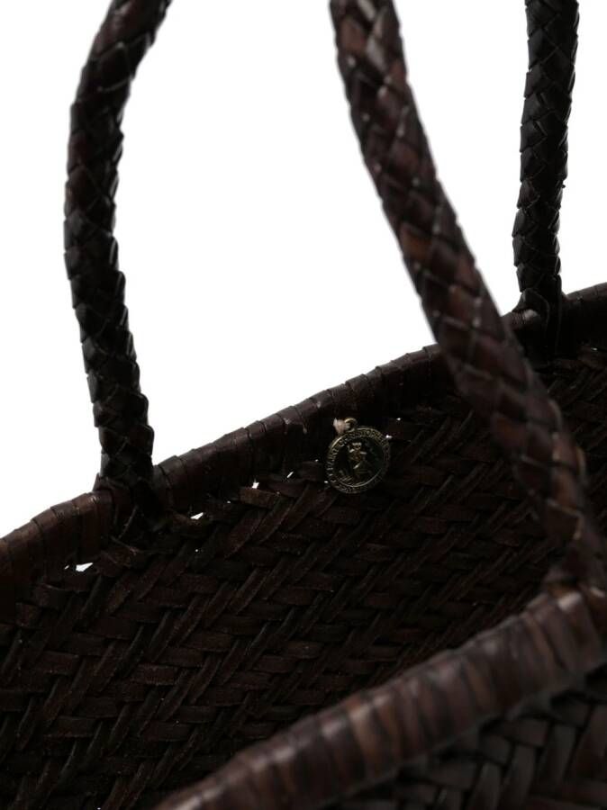 DRAGON DIFFUSION Geweven shopper Bruin
