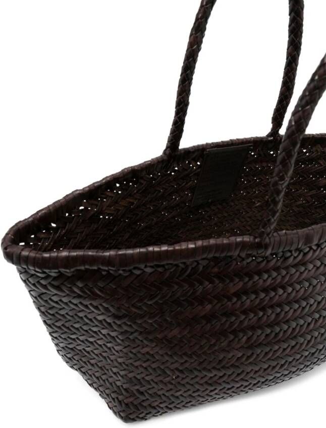 DRAGON DIFFUSION Geweven shopper Bruin