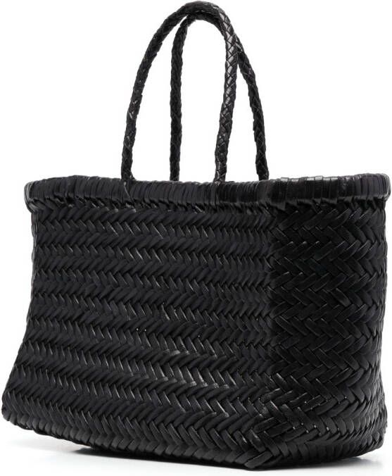 DRAGON DIFFUSION Triple Jump leren shopper Zwart