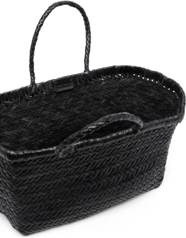 DRAGON DIFFUSION Triple Jump leren shopper Zwart