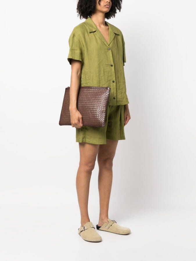 DRAGON DIFFUSION Leren clutch Bruin
