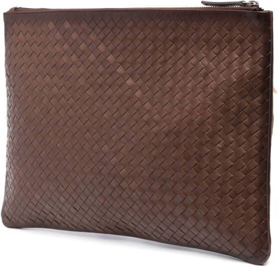 DRAGON DIFFUSION Leren clutch Bruin