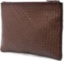 DRAGON DIFFUSION Leren clutch Bruin - Thumbnail 3