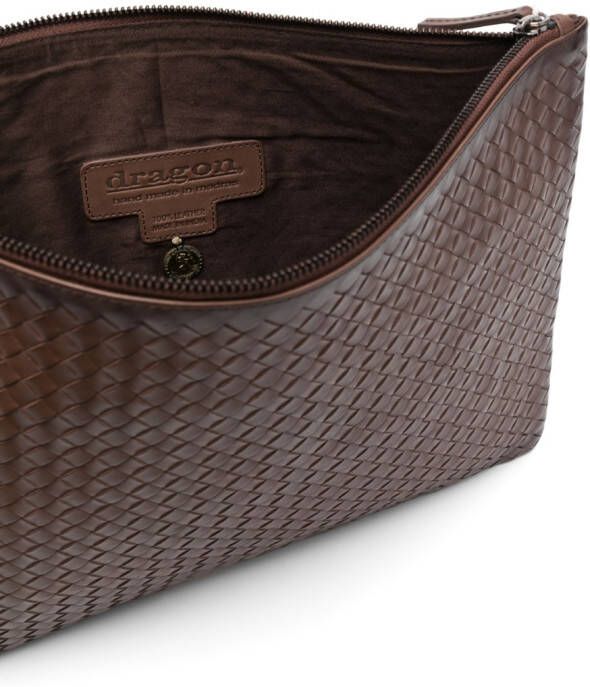 DRAGON DIFFUSION Leren clutch Bruin