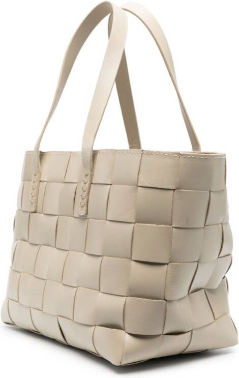 DRAGON DIFFUSION Leren shopper Beige